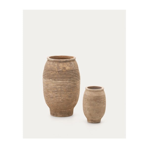 Terrakotta virágcserép készlet 2 db-os ø 54 cm Llonga – Kave Home-image-2