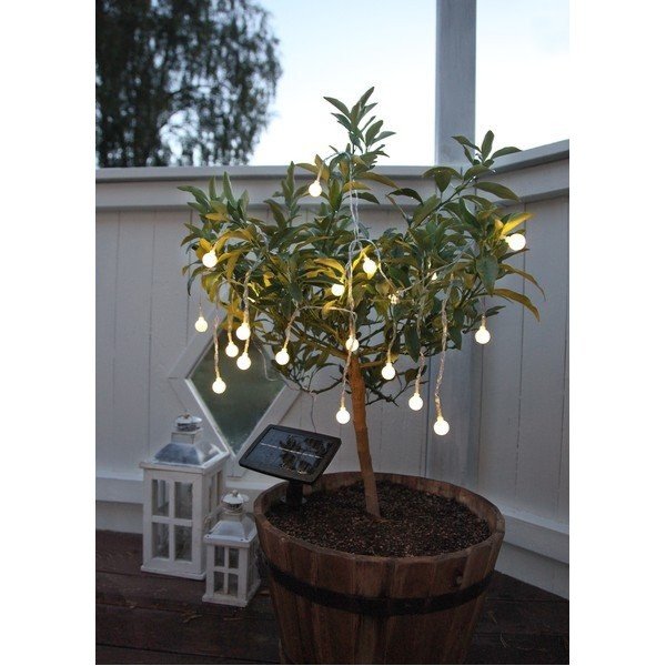 Globini kültéri napelemes LED fényfüzér, hosszúság 4,75 m - Star Trading-image-1