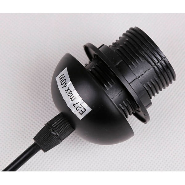 Fekete függőlámpa üveg búrával 10x65 cm Bistro – Candellux Lighting-image-3