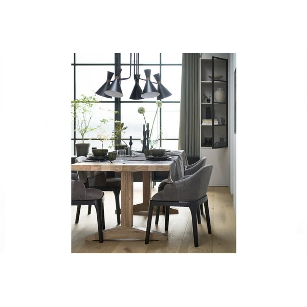 Világosszürke borovi fenyő tálalószekrény 53x230 cm Basic – vtwonen-image-1