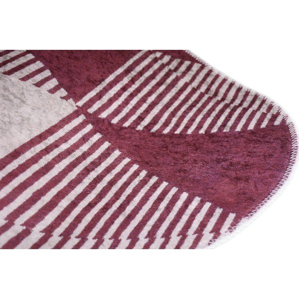 Borvörös mosható szőnyeg 80x120 cm Oval – Vitaus-image-2