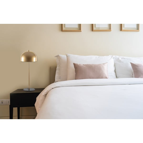 Aranyszínű asztali lámpa fém búrával (magasság 58 cm) Can – Opviq lights-image-1