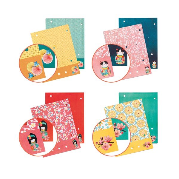 Szélkerék készítő szett 3 db szélkerékhez - Djeco-image-1