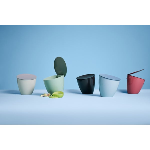 Krémszínű komposztálható hulladék gyűjtő 2,2 l Nordic white – Mepal-image-1