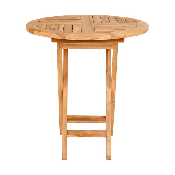 Ovideo kerti teakfa étkezőasztal, ø 70 cm - Bonami Essentials-image-3