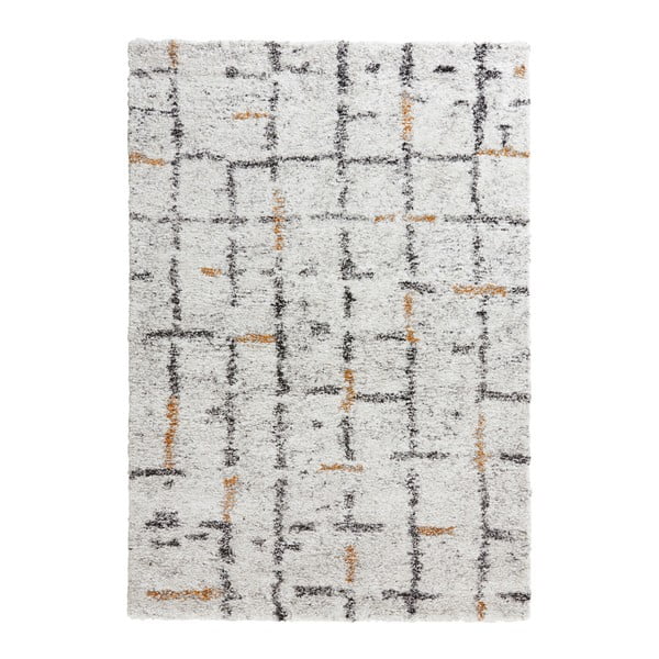 Grid krémszínű szőnyeg, 160 x 230 cm - Mint Rugs