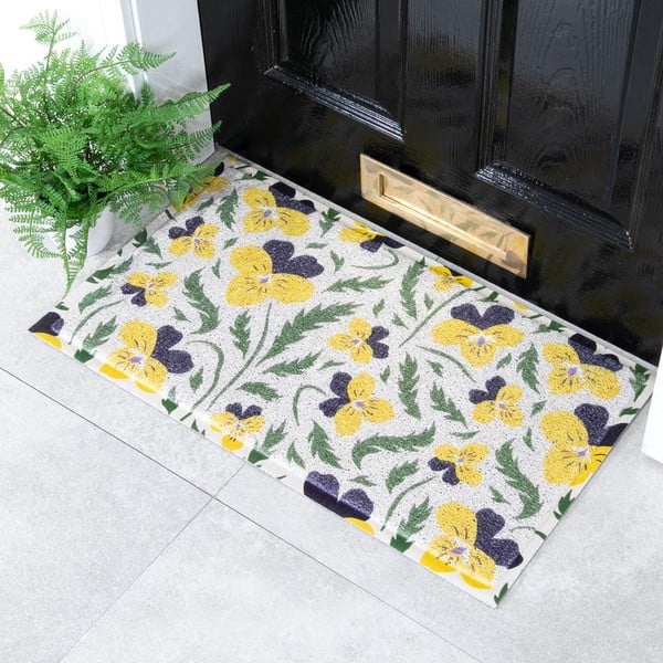 Lábtörlő 40x70 cm Pansy – Artsy Doormats-image-1