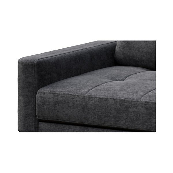 Musso Tufted sötétszürke kanapé jobb oldali fekvőfotellel - MESONICA-image-4