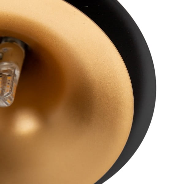 Fekete függőlámpa fém búrával ø 36 cm – Ixia-image-1