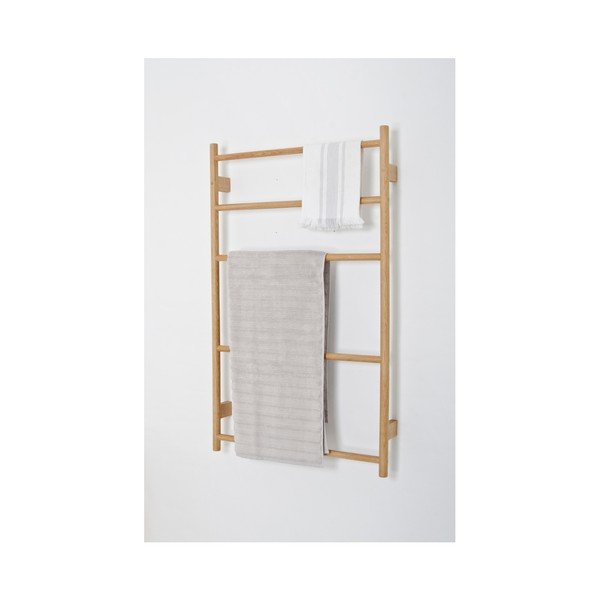 Towel Rail Wallbar falra szerelhető törölközőtartó tölgyfából - Wireworks-image-2