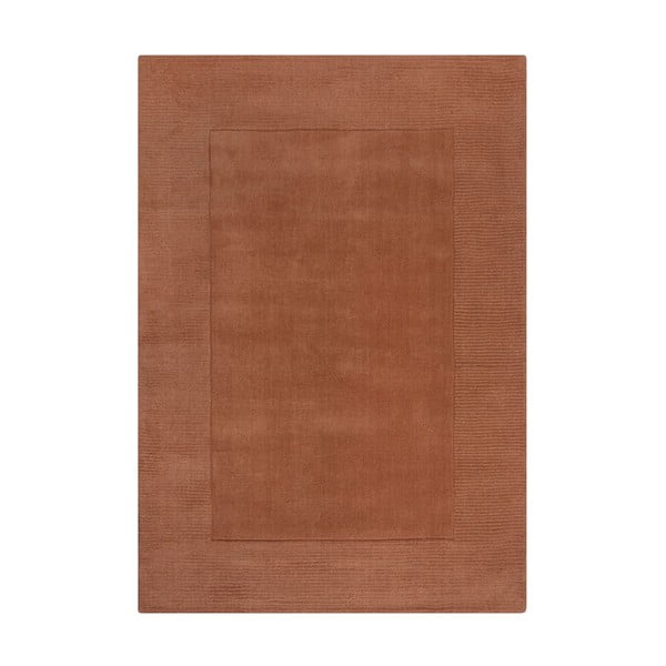Téglavörös gyapjú szőnyeg 160x230 cm – Flair Rugs