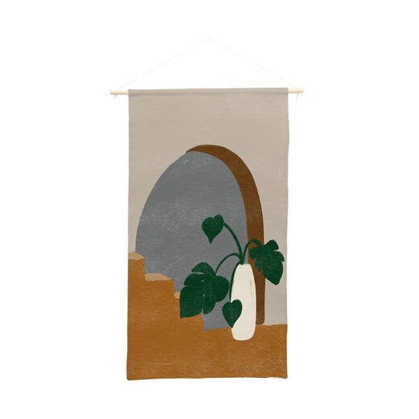 Plants textil fali dekoráció, 90 x 140 cm - Surdic