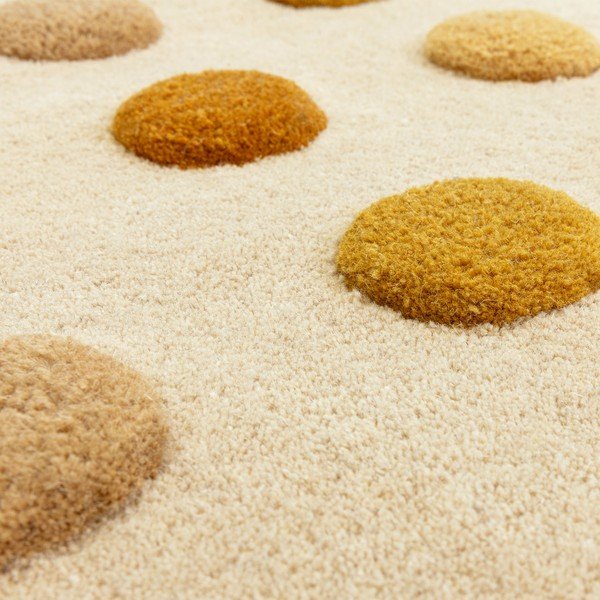 Sárga kézi szövésű gyapjú szőnyeg 160x230 cm Dotty – Asiatic Carpets-image-4