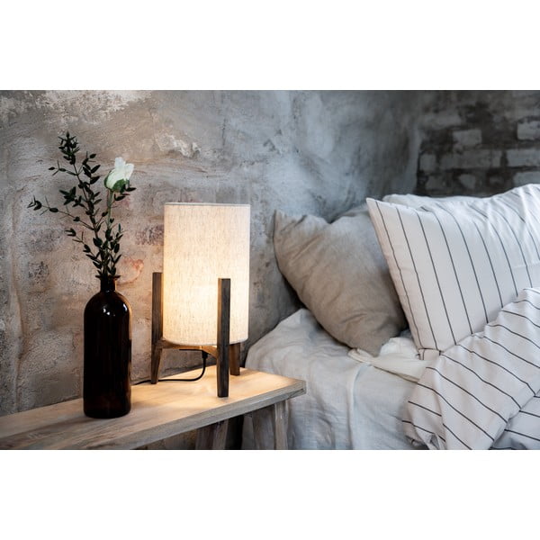 Bézs asztali lámpa textil búrával (magasság 39 cm) Eruca – Markslöjd-image-1