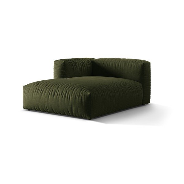 Zöld kanapé modul (bal oldali) Martina – Micadoni Home-image-1