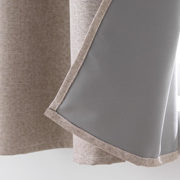 Barna sötétítő függöny 140x180 cm Crepuscule – douceur d'intérieur-image-3