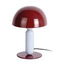 Borvörös-világoskék fém asztali lámpa (magasság 30 cm) Firenze round – Leitmotiv