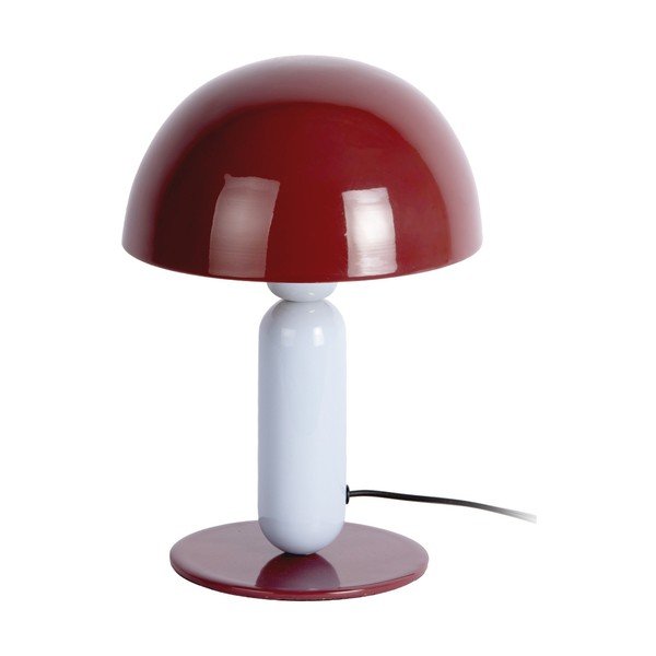 Borvörös-világoskék fém asztali lámpa (magasság 30 cm) Firenze round – Leitmotiv