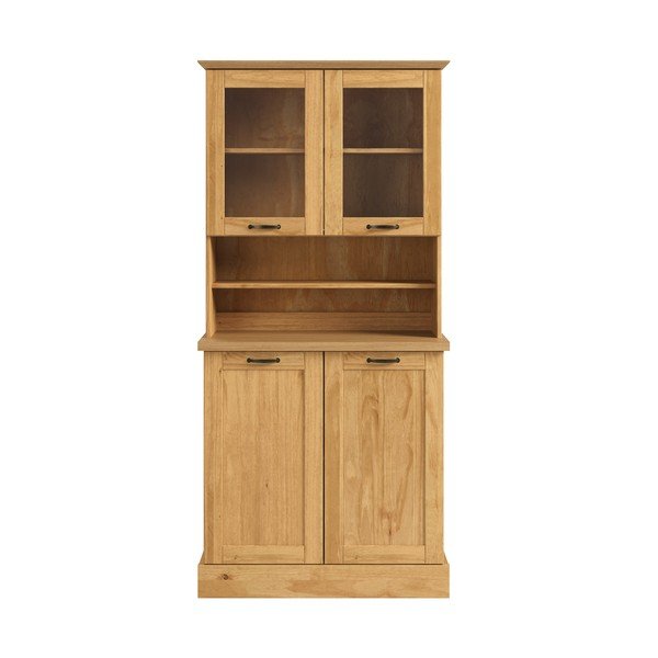 Világos natúr színű borovi fenyő szekrény 86x181,5x37 cm Teramo – Støraa