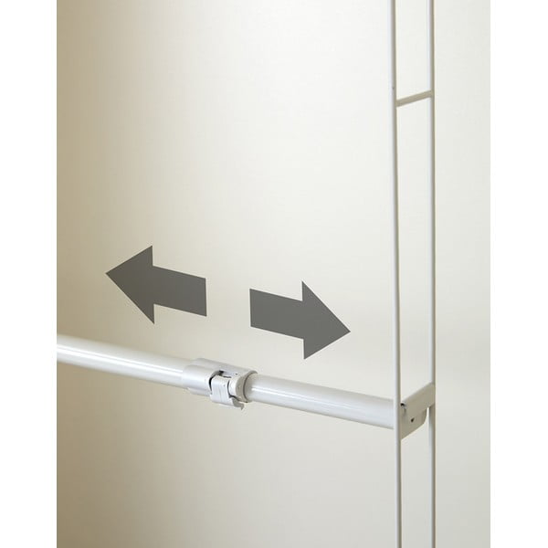 Telescopic Garment Rail fehér teleszkópos rúd ruhásszekrénybe - Compactor-image-4