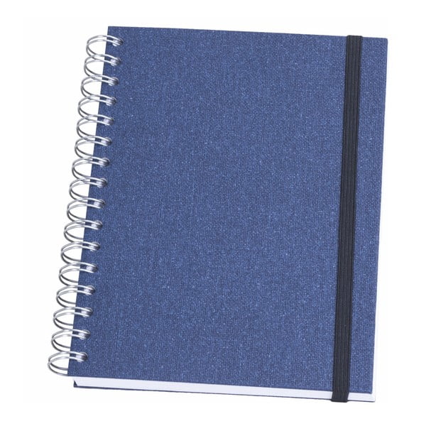 Kék spirál jegyzetfüzet, 90 oldal - Bigso