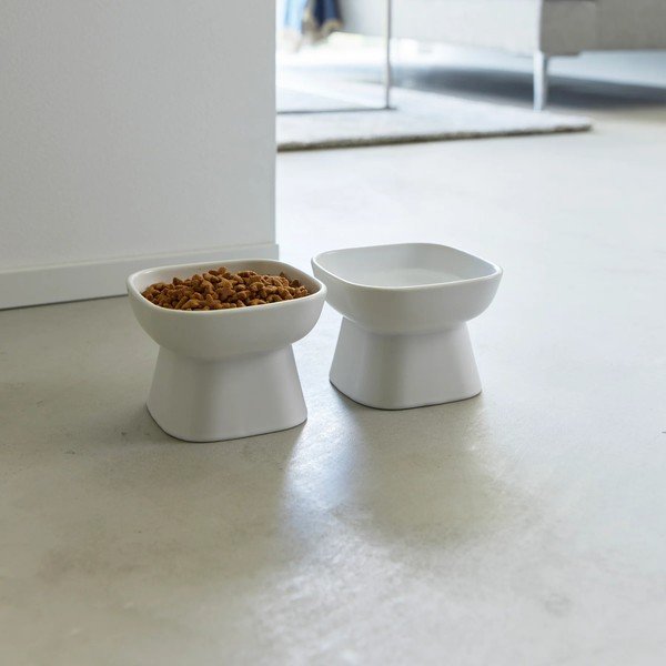 Kerámia tálka kisállatoknak Tower – YAMAZAKI-image-2