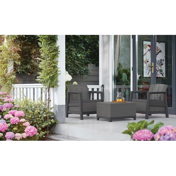 Műanyag kerti dohányzóasztal 52x75 cm Scandi – Keter-image-1