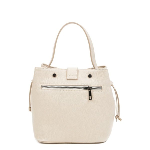 Giulia bézs bőr kézitáska - Mangotti Bags-image-1