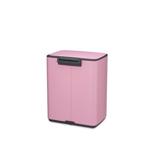 Rózsaszín acél pedálos szemetes 12 l Bo – Brabantia-image-4