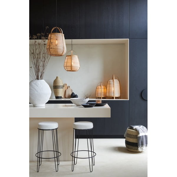 Fehér kárpitozott bárszék (ülésmagasság 73 cm) Alice – Light & Living-image-3
