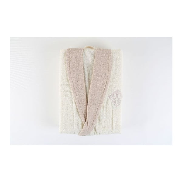 Greg bézs uniszex köntös 100% pamutból, M/L-es méret-image-1