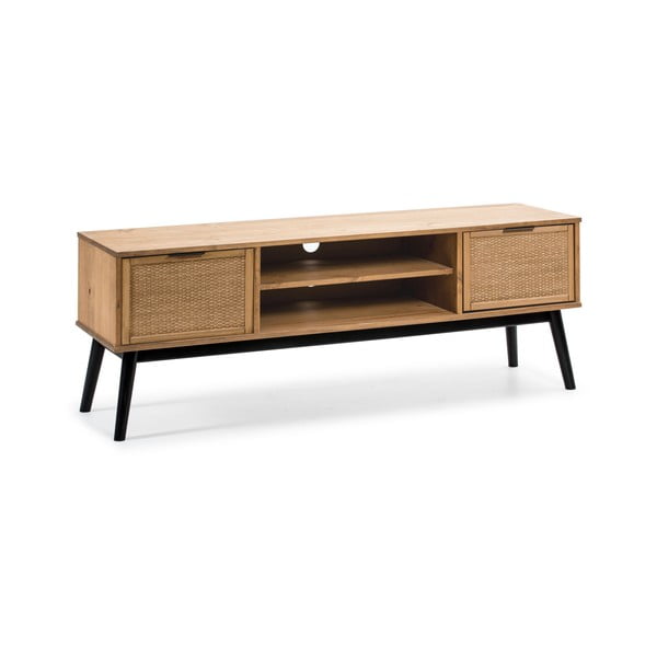 Borovi fenyő TV-állvány 140x52 cm Natasha – Marckeric-image-3