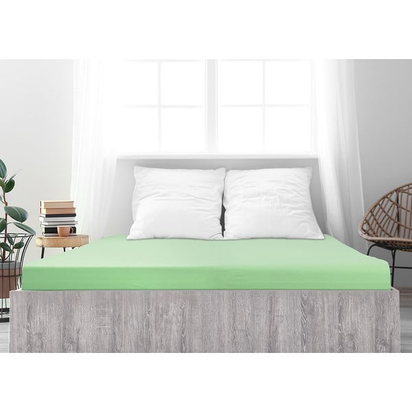 Világoszöld lepedő 180x200 cm – B.E.S.-image-2