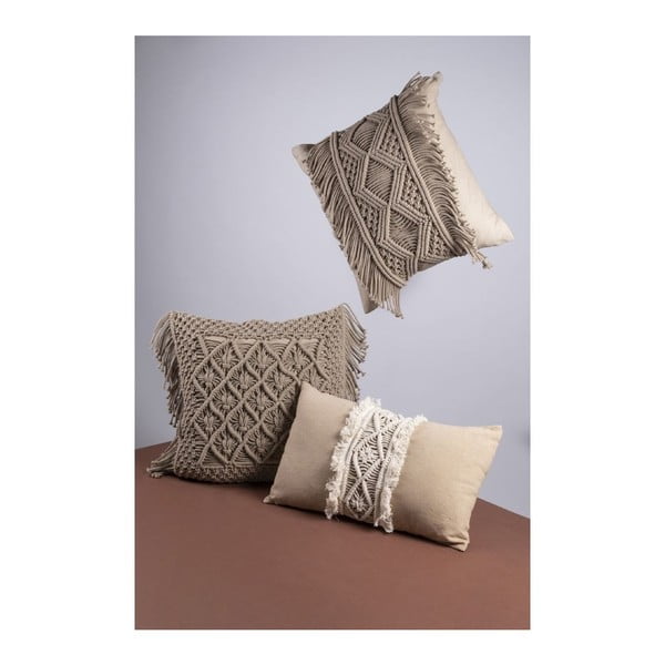 Textil díszpárna 45x45 cm Macrame – VDE Tivoli 1996-image-2
