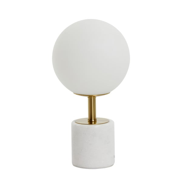 Fehér asztali lámpa (magasság 35 cm) Medina – Light & Living-image-3