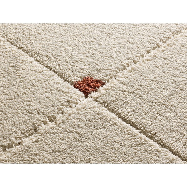 Téglavörös-krémszínű szőnyeg 133x190 cm Brenda – Universal-image-2