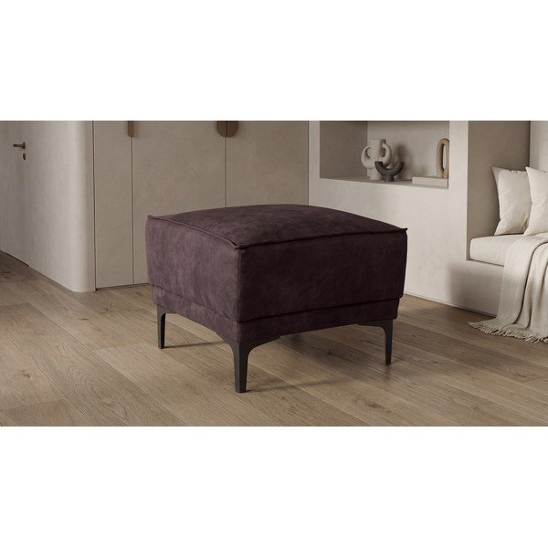 Barna bőrutánzat puff Copenhagen – Scandic-image-4