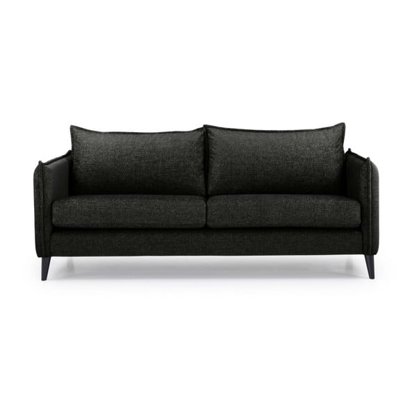Leo fekete kanapé, 208 cm - Scandic
