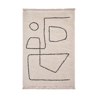 Boho fekete-fehér szőnyeg, 120 x 170 cm - Think Rugs