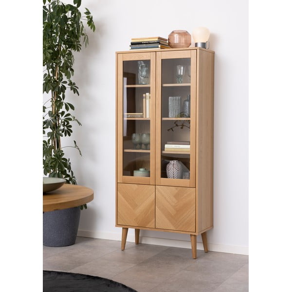 Nagano tálalószekrény tölgyfa dekorral - Actona-image-1