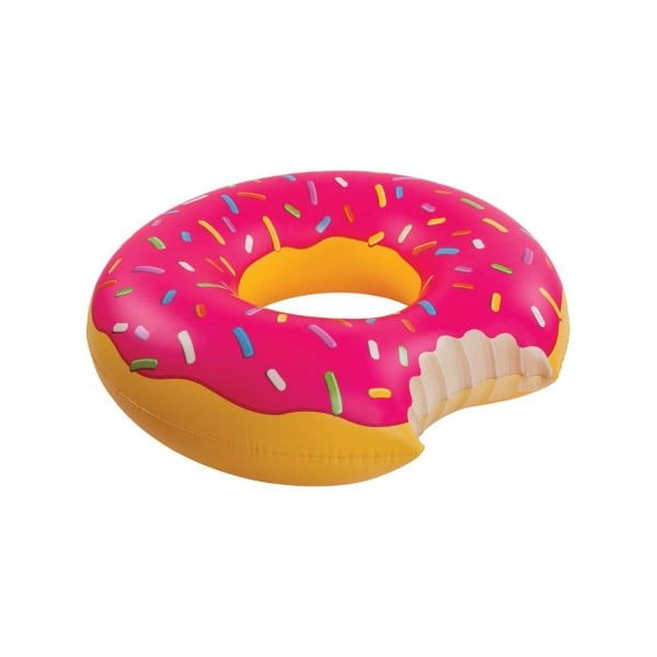 Donut rózsaszín, fánkformájú felfújható matrac, ø 105 cm - Gadgets House