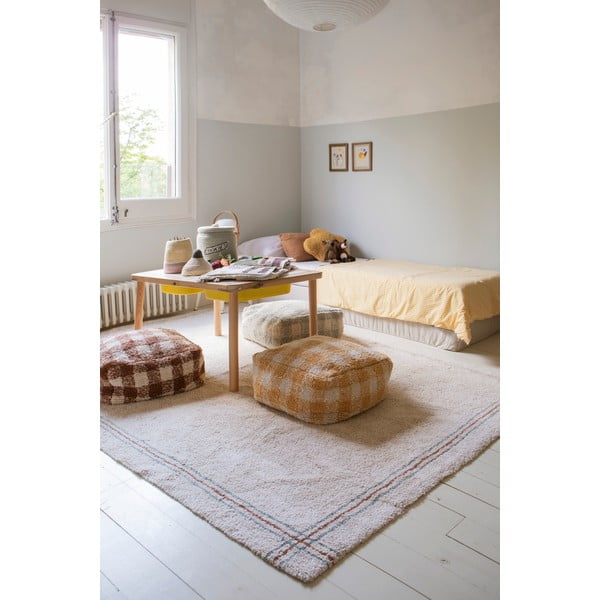 Okkersárga gyerek puff Vichy Honey – Lorena Canals-image-1