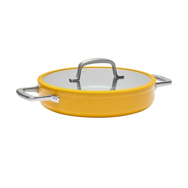 Serpenyő fedővel-kerámia felülettel ø 28 cm tegame Meda 3.0 – FABINI