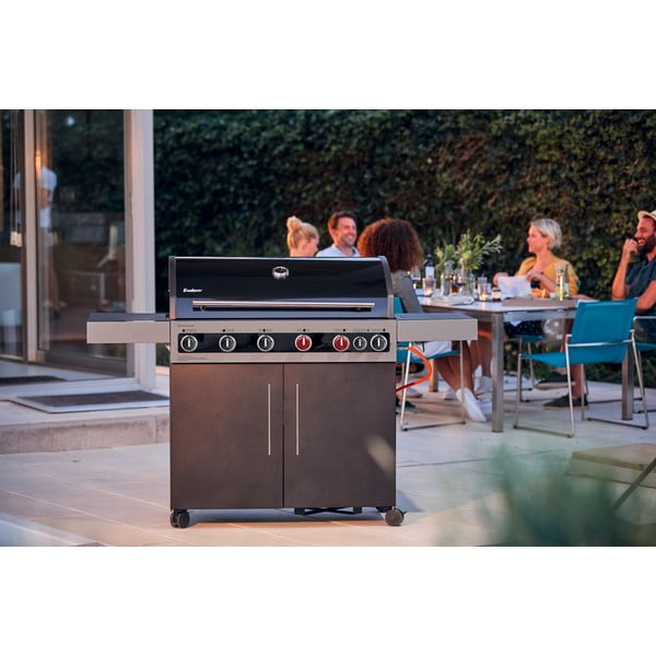 Gáz grillsütő Boston Black 6 KR Turbo - ENDERS-image-1