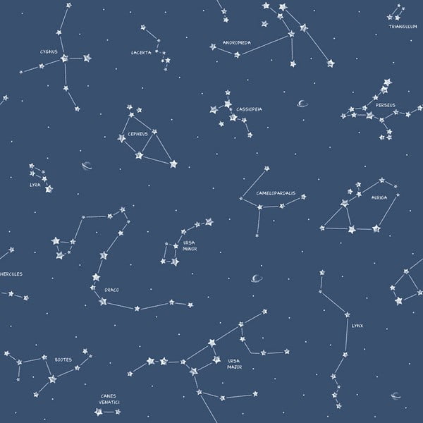 Papír gyerek tapéta 10 m x 53 cm Constellations – Vavex