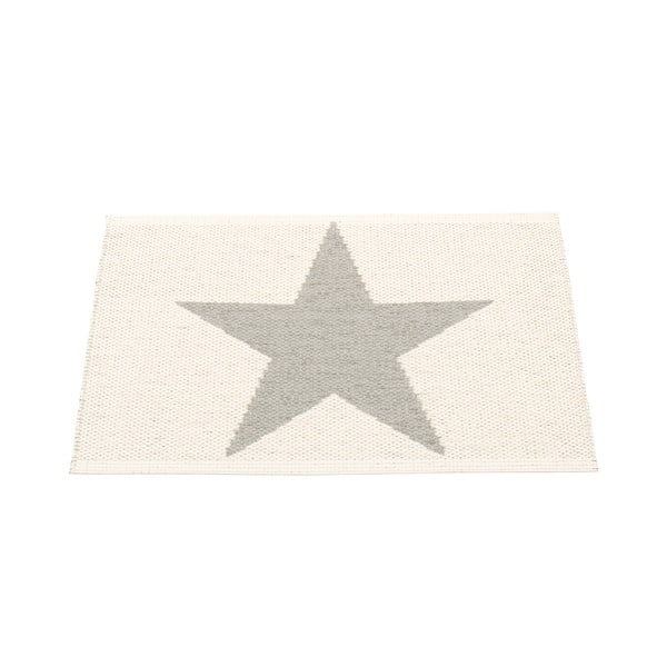 Világosszürke kültéri-beltéri szőnyeg 70x50 cm Viggo Warm Grey – Pappelina-image-1