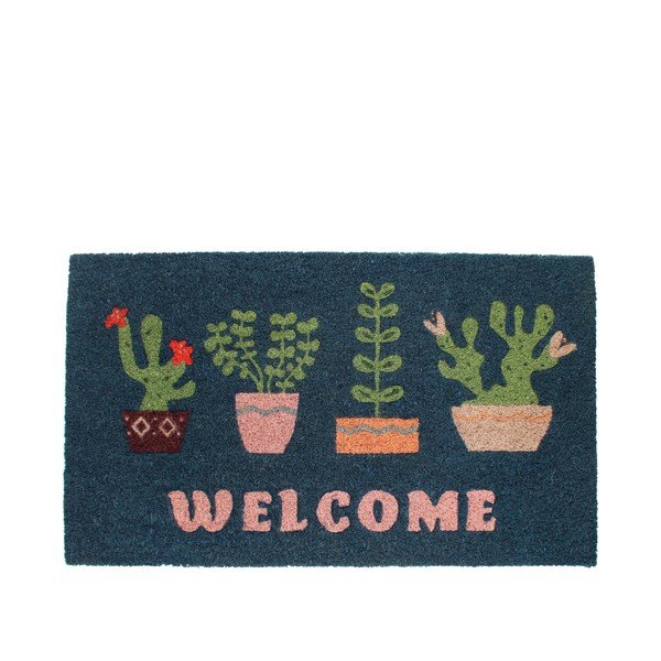 Kókuszrost lábtörlő 73x43 cm Welcome Plants – Rex London