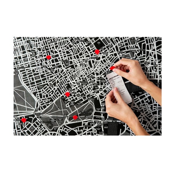 Pin World fekete Európa falitérkép, 100 x 80 cm - Palomar-image-3