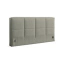 Zöld kárpitozott ágytámla 209x100 cm Darren – Micadoni 