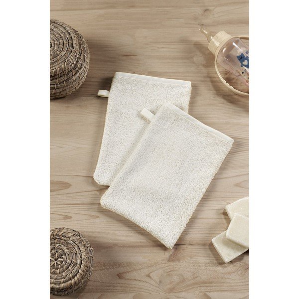 Bézs gyerek fürdőlepedő bambuszból és pamutból Mila - Lydia&Co-image-4